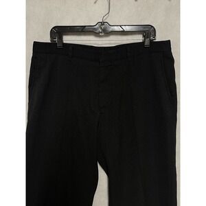 Giorgio Armani Pants Men‎ 36X29.5 Black Armani Zip Pockets Knit Textured Casual